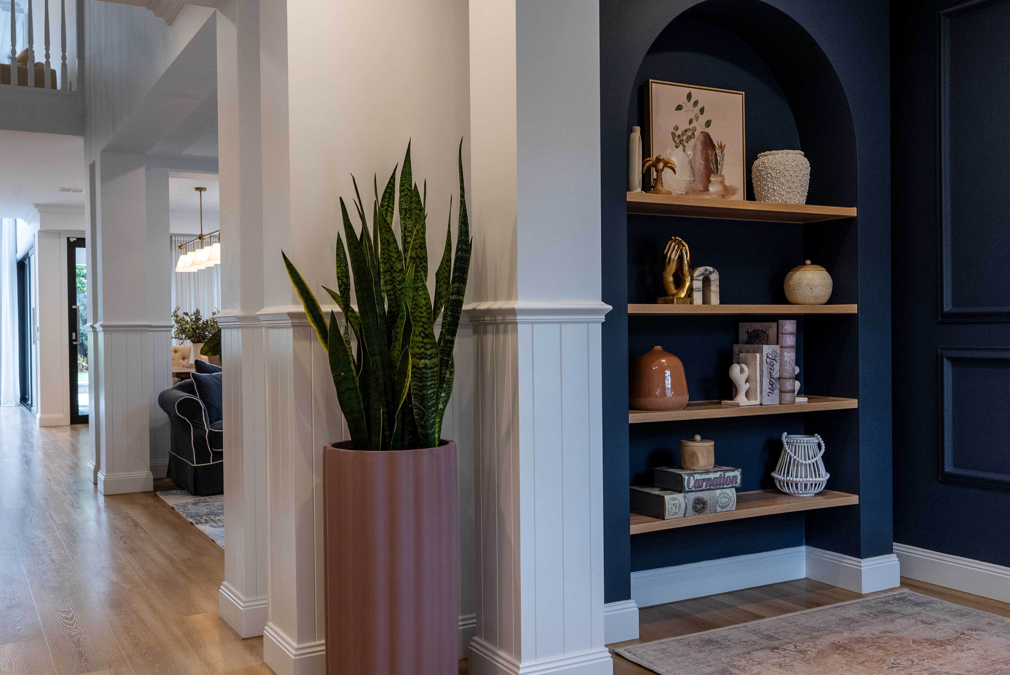 Arch and dado panelling